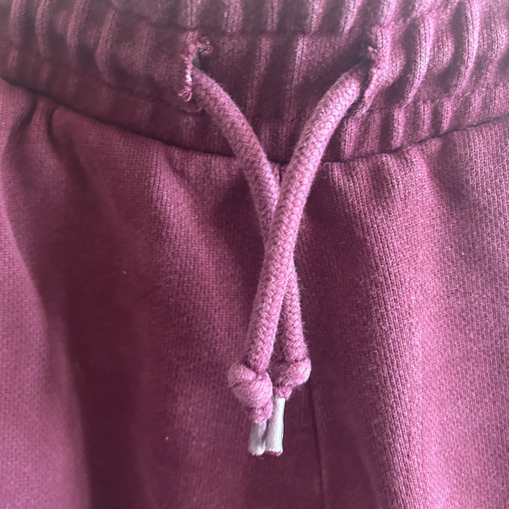 adidas Purple Jogger Sweatpants with White 3-Stripes - Picture 3 of 10